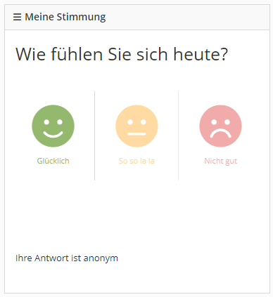 Stimmung der Mitarbeiter