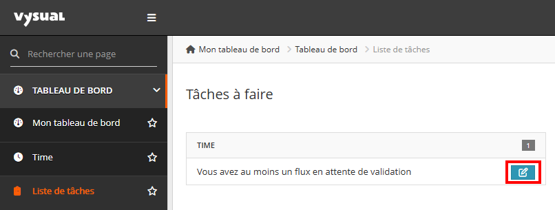 Validations en attente